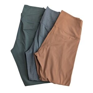 Lot of 3 Everlane Perform Leggings Women Medium High Rise Ankle & Regular